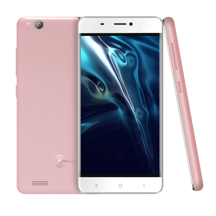 [HK Warehouse] KEN XIN DA V6, 1GB+8GB, 4.5 inch Android 7.0 SC7731C Quad Core up to 1.2GHz, GPS, Network: 3G, Dual SIM(Rose Gold)