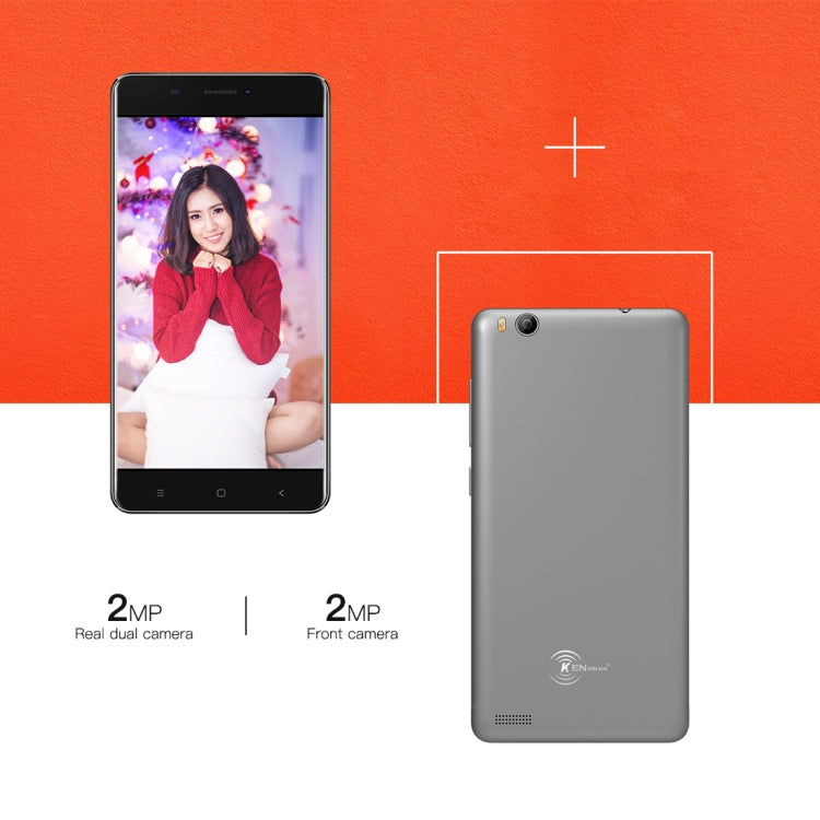 [HK Warehouse] KEN XIN DA V6, 1GB+8GB, 4.5 inch Android 7.0 SC7731C Quad Core up to 1.2GHz, GPS, Network: 3G, Dual SIM(Rose Gold)