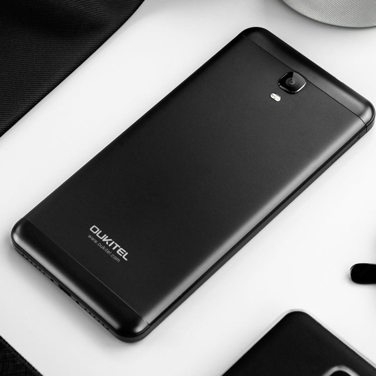 [HK Warehouse] OUKITEL K6000 Plus, 4GB+64GB, 6080mAh Large Capacity, Fingerprint Identification, 12V/2A Quick Charging, 5.5 inch Android 7.0 MTK6750T Octa Core up to 1.5GHz, Network: 4G, Dual SIM, OTG, OTA(Black)