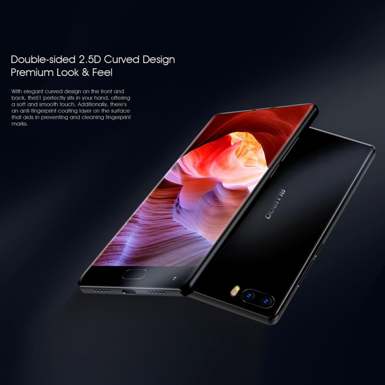 [HK Warehouse] BLUBOO S1, 6GB+64GB, Dual Back Cameras, Fingerprint Identification, 5.5 inch Sharp 2.5D Curved Edgeless Android 7.0 MTK6757 (Helio P25) Octa Core up to 2.5GHz, Network: 4G, OTG