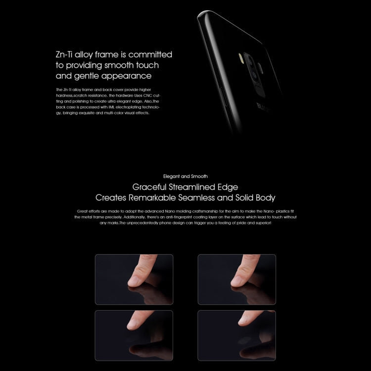 [HK Warehouse] BLUBOO S8, 3GB+32GB, Dual Rear Cameras, Fingerprint Identification, 5.7 inch Android 7.0 MTK6750T Octa Core up to 1.5GHz, Network: 4G, Dual SIM(Gold)