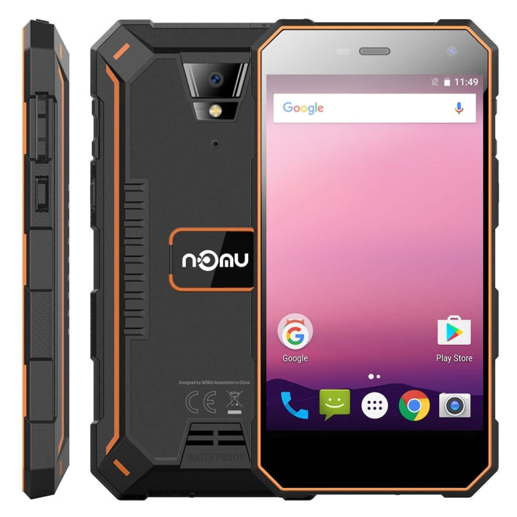 NOMU S10 Pro Triple Proofing Phone, 3GB+32GB, IP68 Waterproof Dustproof Shockproof, 5000mAh Battery, 5.0 inch Android 7.0 MTK6737T Quad Core up to 1.5GHz, Network: 4G, Dual SIM, OTG