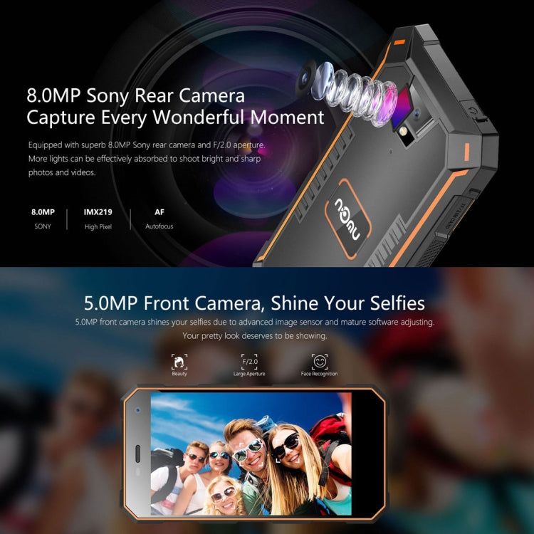 NOMU S10 Pro Triple Proofing Phone, 3GB+32GB, IP68 Waterproof Dustproof Shockproof, 5000mAh Battery, 5.0 inch Android 7.0 MTK6737T Quad Core up to 1.5GHz, Network: 4G, Dual SIM, OTG