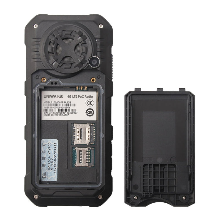 UNIWA F20 Walkie Talkie Rugged Phone, 1GB+8GB, 2.4 inch Android 8.0 Go Mediatek MT6739 Quad Core up to 1.5GHz, Network: 4G,  PoC  - Black