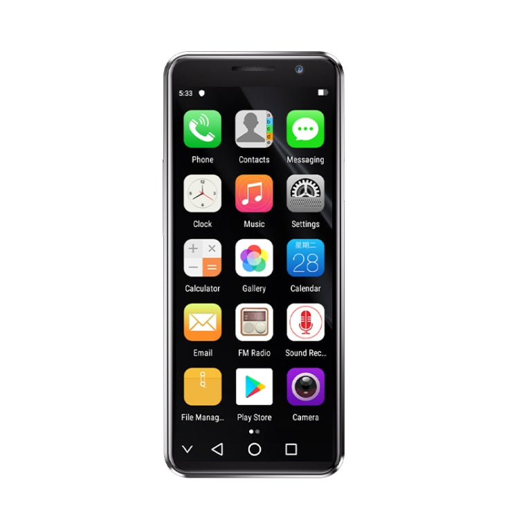 SOYES XS16 Pro,  4GB+128GB, 4.0 inch Android 9.0 MTK6762 Octa Core up to 2.0GHz, OTG, Network: 4G, Dual SIM  - Black