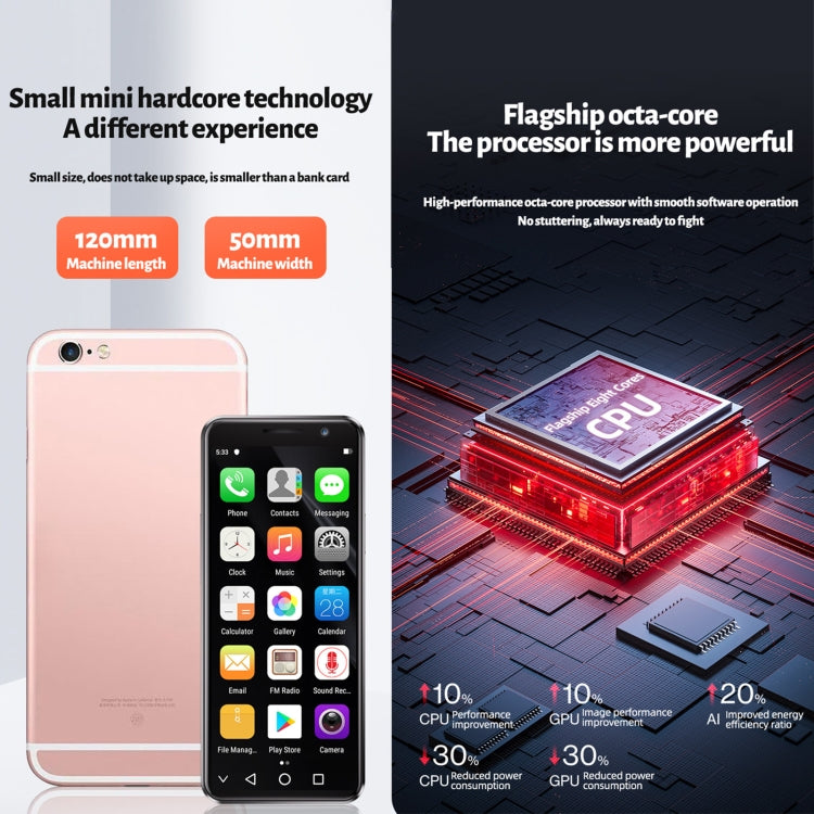 SOYES XS16 Pro,  4GB+128GB, 4.0 inch Android 9.0 MTK6762 Octa Core up to 2.0GHz, OTG, Network: 4G, Dual SIM  - Black