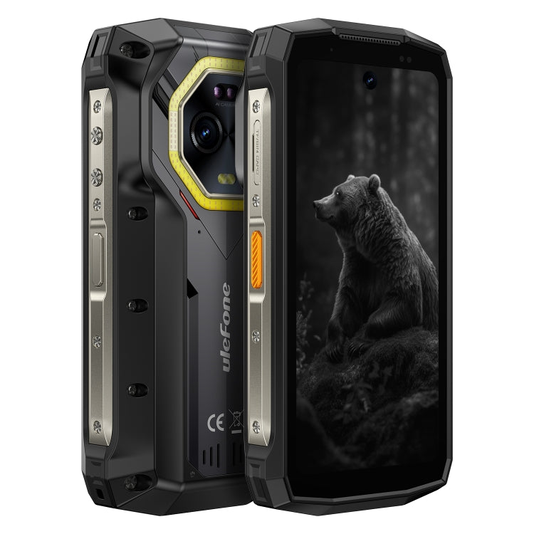 [HK Warehouse] Ulefone Armor Mini 20, Night Vision, 8GB+256GB, IP68/IP69K Rugged Phone, 4.7 inch Android 14 MediaTek Helio G99 Octa Core, Network: 4G, NFC, OTG  - Black