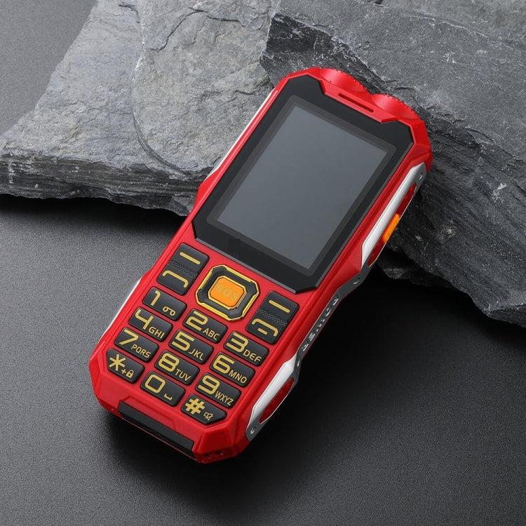 Q8-1 Triple Proofing Elder Phone, 16800mAh Battery, 2.4 inch, 21 Keys, Bluetooth, LED Flashlight, FM, SOS, Dual SIM, Network: 4G