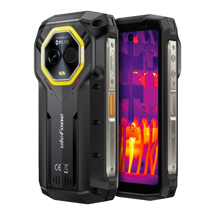 [HK Warehouse] Ulefone Armor Mini 20T Pro, Thermal Imaging, 8GB+256GB, IP68/IP69K Rugged Phone, 4.7 inch Android 15 MediaTek Dimensity 6300 5G Octa Core, Network: 5G, NFC, OTG  - Mecha Black