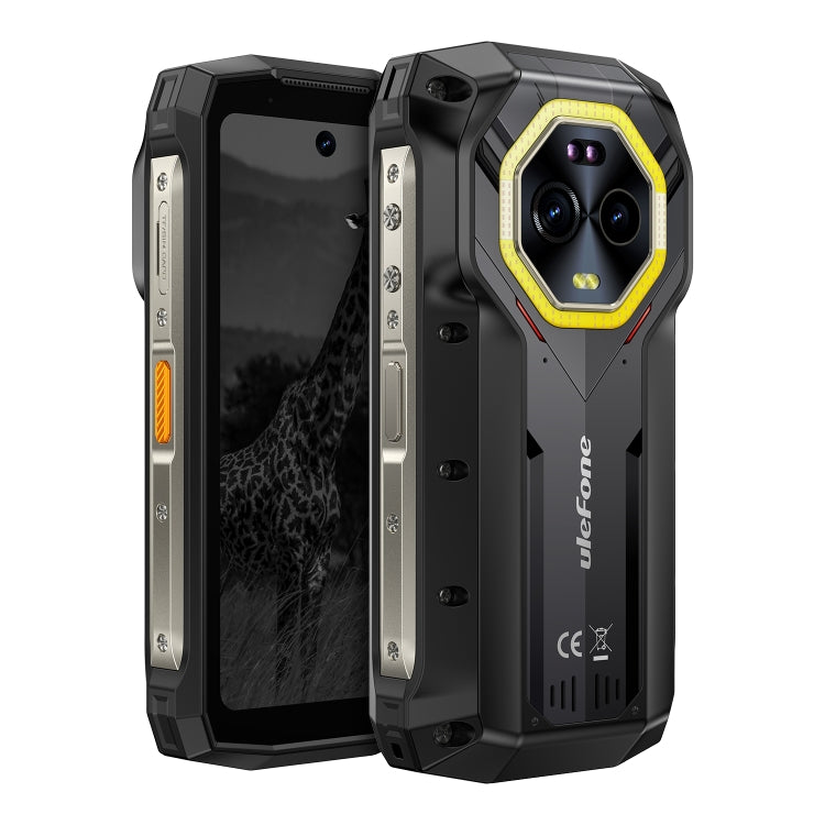 [HK Warehouse] Ulefone Armor Mini 20 Pro, 8GB+256GB, IP68/IP69K Rugged Phone, 4.7 inch Android 15 MediaTek Dimensity 6300 5G Octa Core, Network: 5G, NFC, OTG  - Mecha Black