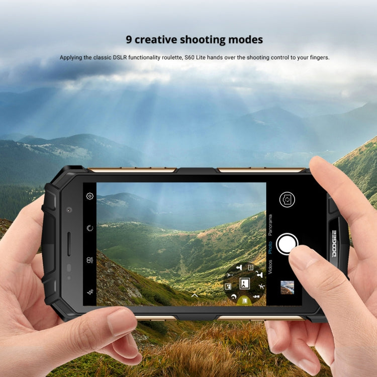 [HK Warehouse] DOOGEE S60 Lite Triple Proofing Phone, 4GB+32GB, IP68 Waterproof Dustproof Shockproof, 5580mAh Battery, Fingerprint Identification, 5.2 inch Android 7.0 MTK6750T Octa Core up to 1.5GHz, Network: 4G, NFC, OTA, Wireless Charge