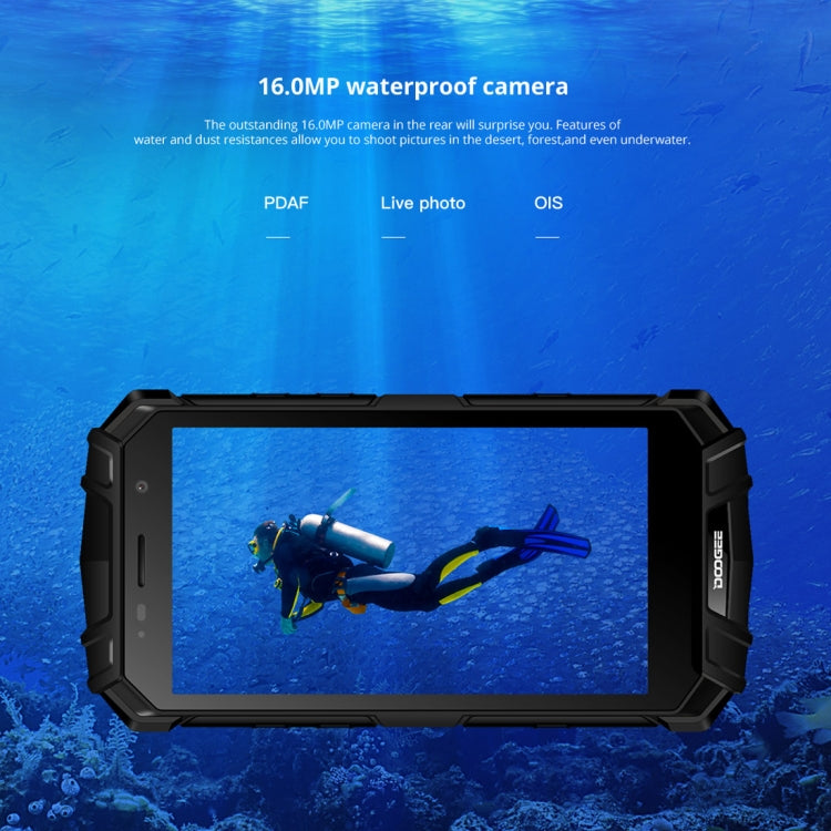 [HK Warehouse] DOOGEE S60 Lite Triple Proofing Phone, 4GB+32GB, IP68 Waterproof Dustproof Shockproof, 5580mAh Battery, Fingerprint Identification, 5.2 inch Android 7.0 MTK6750T Octa Core up to 1.5GHz, Network: 4G, NFC, OTA, Wireless Charge