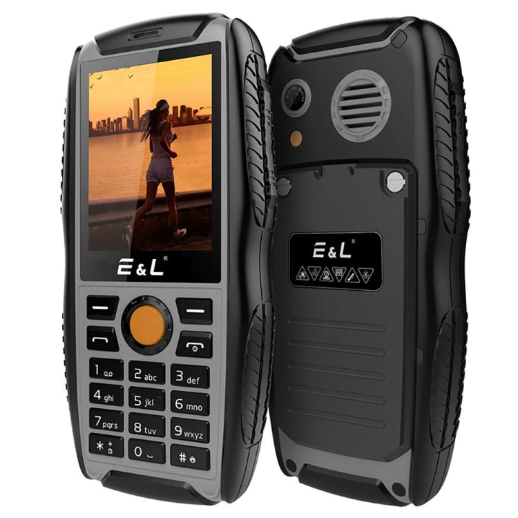 E&L S200 Triple Proofing Phone, IP68 Waterproof Dustproof Shockproof, 2.4 inch, SC6531D, Bluetooth, FM, Dual SIM, MIL-STD-810G Certified