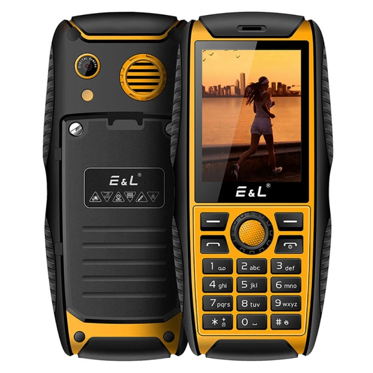 E&L S200 Triple Proofing Phone, IP68 Waterproof Dustproof Shockproof, 2.4 inch, SC6531D, Bluetooth, FM, Dual SIM, MIL-STD-810G Certified