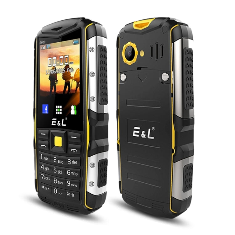 E&L S600 Triple Proofing Phone, IP68 Waterproof Dustproof Shockproof, 2.4 inch, SC6531D 234MHz, Bluetooth, FM, Dual SIM, MIL-STD-810G Certified(Grey)