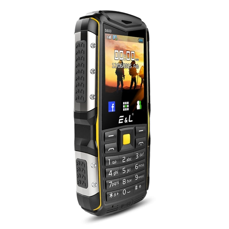 E&L S600 Triple Proofing Phone, IP68 Waterproof Dustproof Shockproof, 2.4 inch, SC6531D 234MHz, Bluetooth, FM, Dual SIM, MIL-STD-810G Certified(Grey)