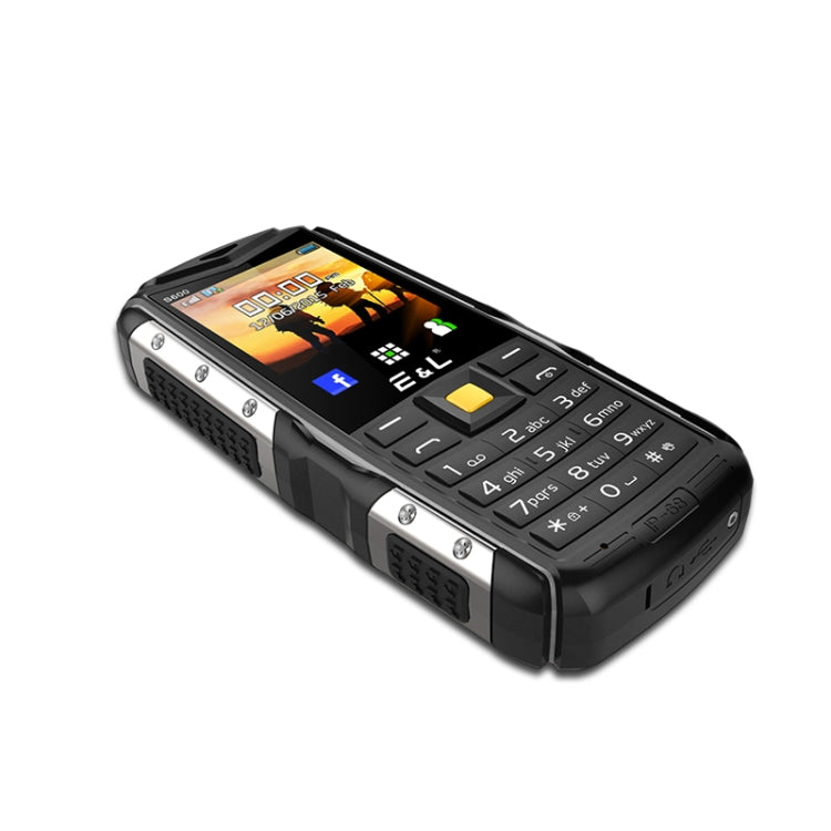 E&L S600 Triple Proofing Phone, IP68 Waterproof Dustproof Shockproof, 2.4 inch, SC6531D 234MHz, Bluetooth, FM, Dual SIM, MIL-STD-810G Certified(Grey)
