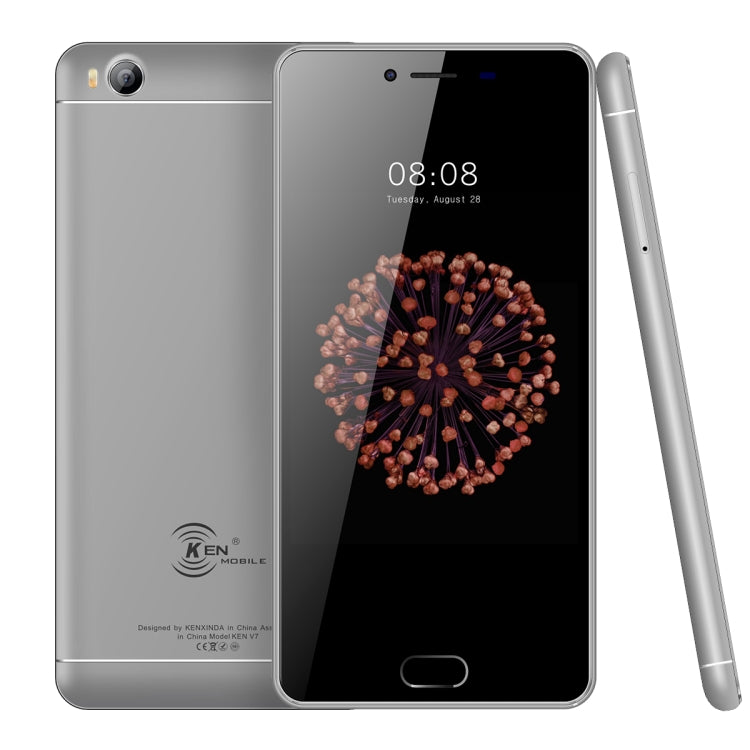 [HK Warehouse] KEN XIN DA V7, 2GB+16GB, Fingerprint Identification, 5.0 inch Android 6.0 MTK6735 Quad Core up to 1.5GHz, Network: 4G, Dual SIM