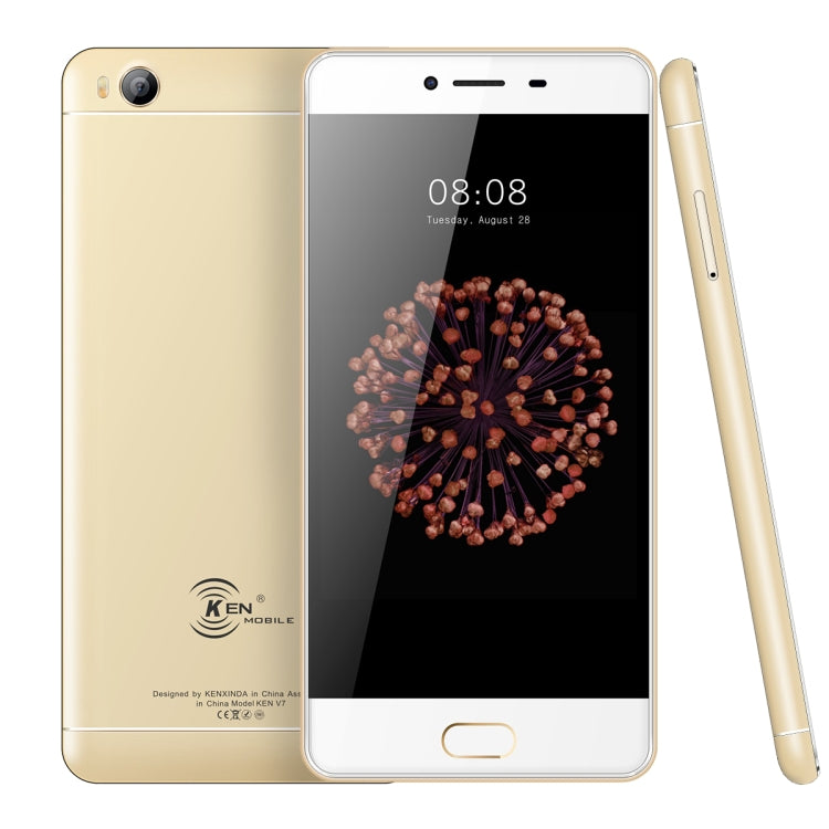 [HK Warehouse] KEN XIN DA V7, 2GB+16GB, Fingerprint Identification, 5.0 inch Android 6.0 MTK6735 Quad Core up to 1.5GHz, Network: 4G, Dual SIM