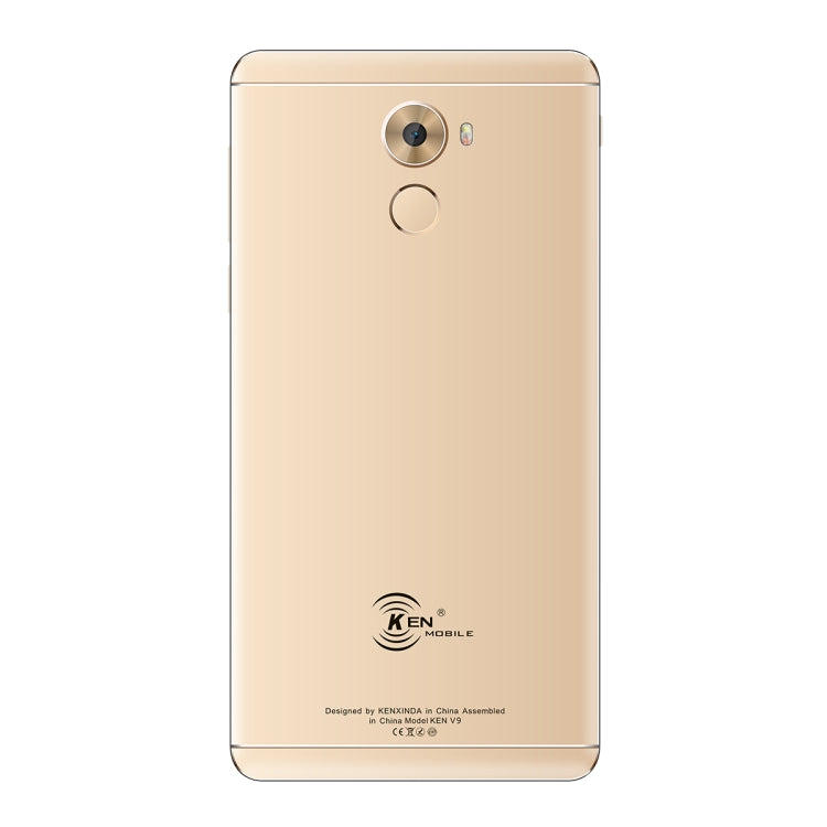 [HK Warehouse] KEN XIN DA V9, 2GB+16GB, Fingerprint Identification, 6.0 inch Android 6.0 MTK6753 Octa Core up to 1.5GHz, Network: 4G, Dual SIM