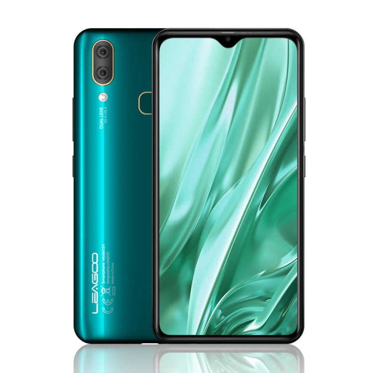 [HK Warehouse] LEAGOO S11, 4GB+64GB, Dual Back Cameras, Face ID & Fingerprint Identification, 6.3 inch Water-drop Screen Android 9.0 MTK6762 Helio P22 Octa Core up to 2.0GHz, Network: 4G, Dual SIM, OTG