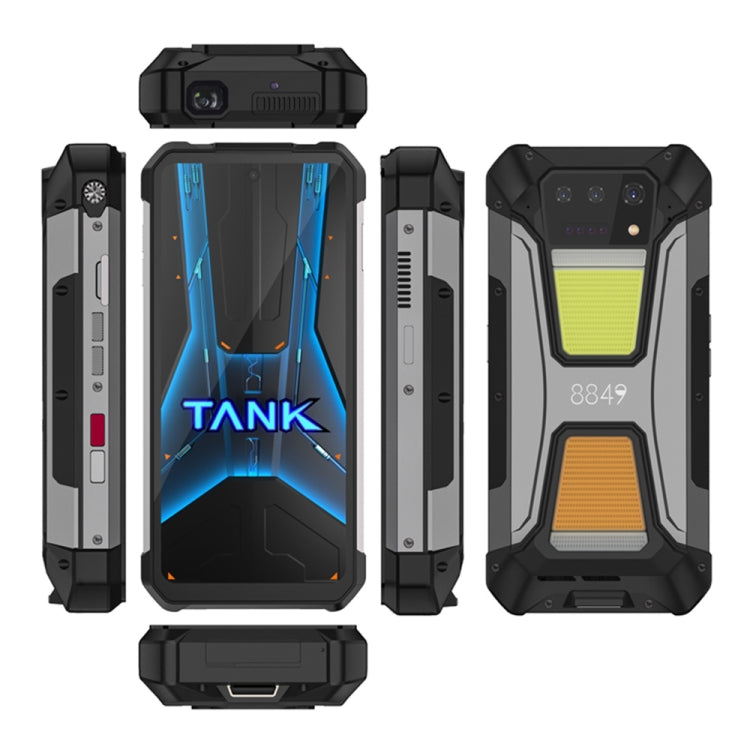 [HK Warehouse] Unihertz 8849 Tank 2 Pro Night Vision Projector Rugged Phone, 12GB+512GB, 6.79 inch Android 14 MTK6789 Octa Core, Network: 4G  - Black