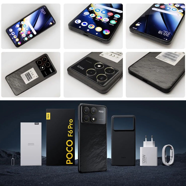 [HK Warehouse] Xiaomi POCO F6 Pro Global, 12GB+256GB, In-screen Fingerprint, 6.67 inch Xiaomi HyperOS Snapdragon 8 Gen 2 Octa Core 3.19GHz, NFC, Network: 5G  - Black