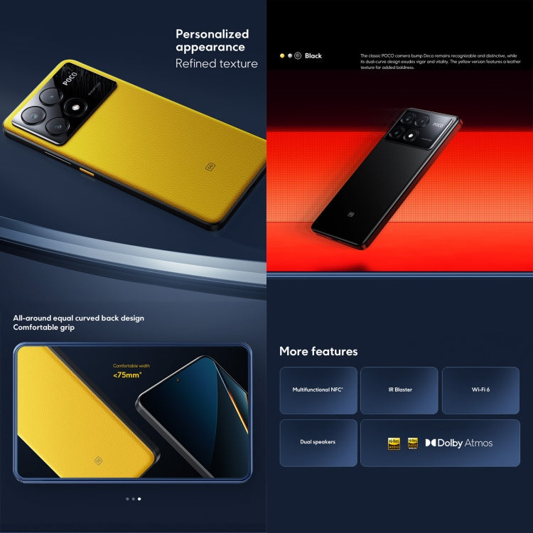 [HK Warehouse] Xiaomi POCO X6 Pro Global, 12GB+512GB, In-screen Fingerprint, 6.67 inch Xiaomi HyperOS MediaTek Dimensity 8300-Ultra Octa Core 3.35GHz, NFC, Network: 5G  - Black