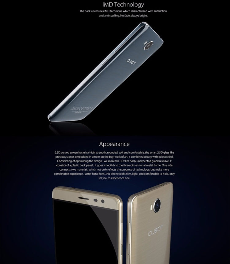 [HK Warehouse] CUBOT CHEETAH 2 32GB, Network: 4G, Dual SIM, Dual Camera, 5.5 inch IPS Screen, Android 6.0 OS, MT6753 OCTA-Core 1.3GHz, RAM: 3GB, Support OTG,WAP, WiFi, GPS, Handwrite/Keypad, 256GB TF Card