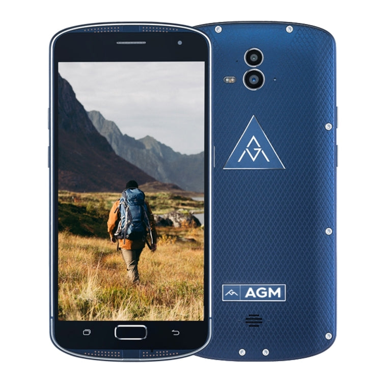 AGM  X1 Triple Proofing Phone, 4GB+64GB, Fingerprint Identification, Dual 13.0MP Back Cameras, 5400mAh Battery, IP68 Waterproof Dustproof Shockproof, 5.5 inch Android 5.1 Snapdragon 617 Octa Core, Network: 4G, OTG, NFC