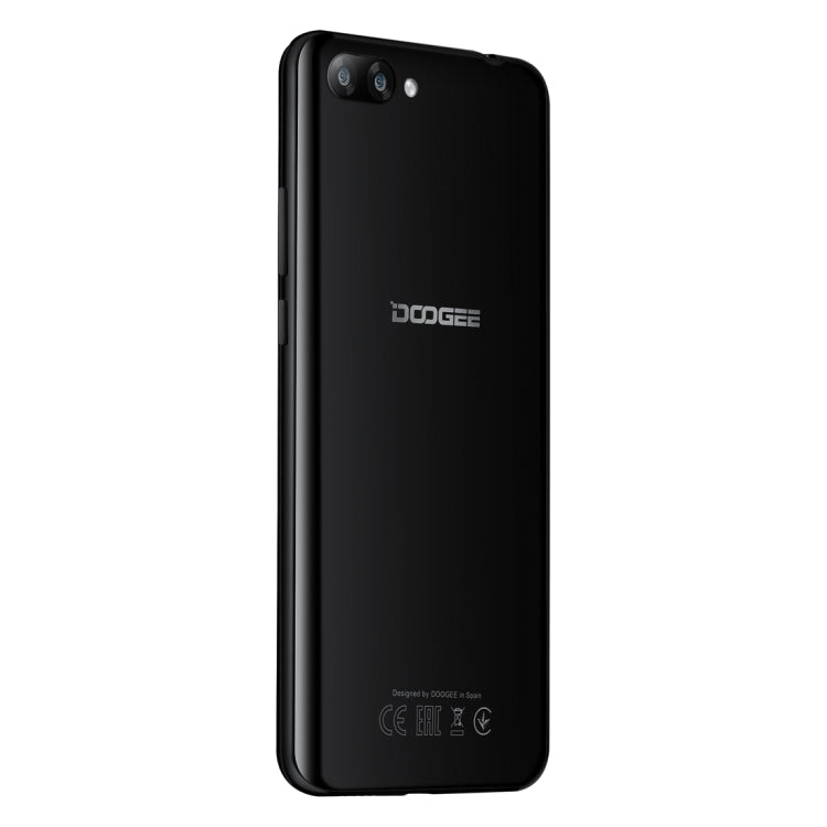 [HK Warehouse] DOOGEE Y7 Plus, 6GB+64GB, Dual Back Cameras, Face ID & DTouch Fingerprint, 5080mAh Battery, 6.18 inch U-notch Android 8.1 MTK6757 Octa Core up to 2.5GHz, Network: 4G, OTG, OTA, Dual SIM (Obsidian Black)