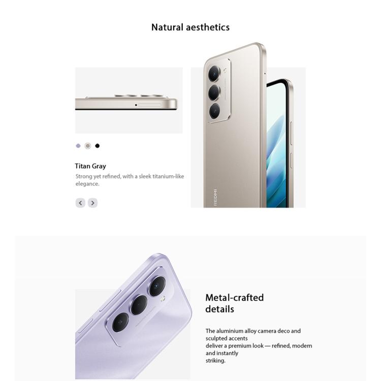 [HK Warehouse] Xiaomi Redmi 15 Global, 6GB+128GB, Side Fingerprint, 6.9 inch Xiaomi HyperOS 2 Snapdragon 685 Octa Core 2.8GHz, Network: 4G, NFC  - Black