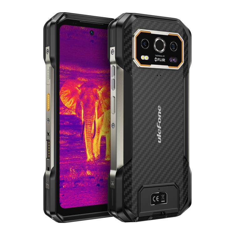[HK Warehouse] Ulefone Armor 27T+ Rugged Phone, 12GB+256GB, Thermal Imager, Night Vision, 10600mAh, 6.78 inch Android 15 MediaTek Helio G99 Octa Core, Network: 4G, NFC, OTG  - Black