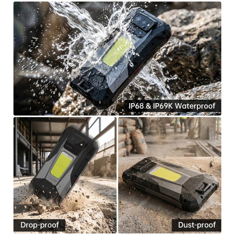 [HK Warehouse] Unihertz 8849 Tank X Projector Rugged Phone, 16GB+512GB, Side Fingerprint, Night Vision, 6.78 inch Android 15 MediaTek Dimensity 8200 Octa Core, Network: 5G, NFC  - Black