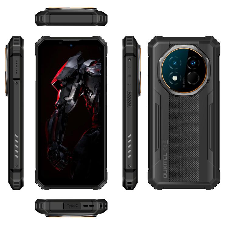 [HK Warehouse] Oukitel G6 Rugged Phone, 6GB+256GB, Fingerprint Identification, 10600mAh Battery, 6.52 inch Android 16.0 Unisoc T615 Octa Core, NFC, OTG, Network: 4G