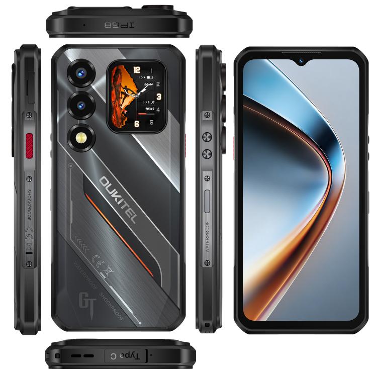 [HK Warehouse] Oukitel WP66 5G Rugged Phone, 12GB+512GB, Side Fingerprint, 6.6 inch Android 16.0 MTK Dimensity 7025 Octa-Core, NFC, OTG, Network: 5G