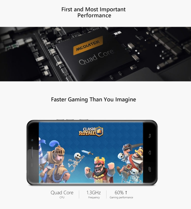 [HK Warehouse] Ulefone Metal Lite, 1GB+16GB, Fingerprint Identification, 5.0 inch 2.5D Android 6.0 MTK6580A Quad Core up to 1.3GHz, OTG, Network: 3G
