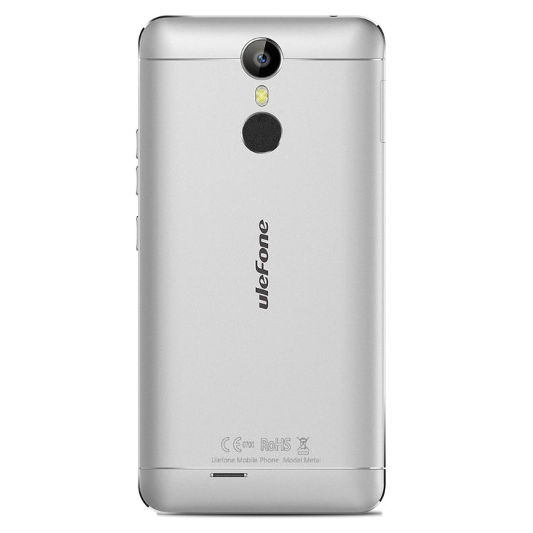 [HK Warehouse] Ulefone Metal Lite, 1GB+16GB, Fingerprint Identification, 5.0 inch 2.5D Android 6.0 MTK6580A Quad Core up to 1.3GHz, OTG, Network: 3G