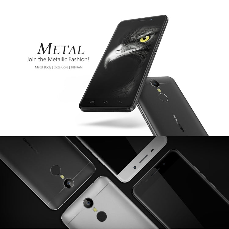 [HK Warehouse] Ulefone Metal, 3GB+16GB, Fingerprint Identification, 5.0 inch 2.5D Android 6.0 MTK6753 Octa Core up to 1.3GHz, OTG, Network: 4G