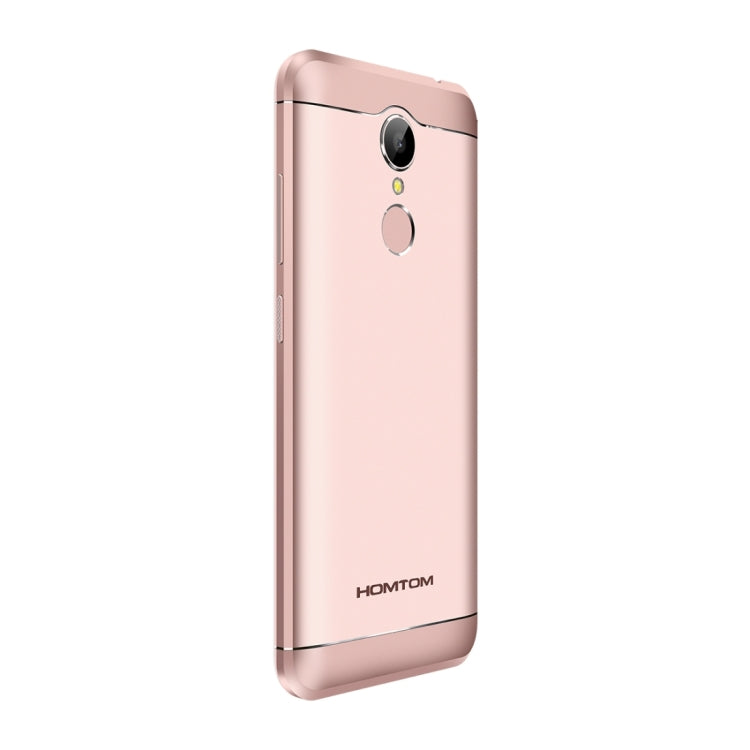 [HK Warehouse] HOMTOM HT37 Pro, 3GB+32GB, Music Breathing Light, Fingerprint Identification, 5.0 inch 2.5D Android 7.0 MTK6737 Quad Core up to 1.3GHz, Network: 4G, Dual SIM, OTG, WiFi, OTA, GPS(Rose Gold)