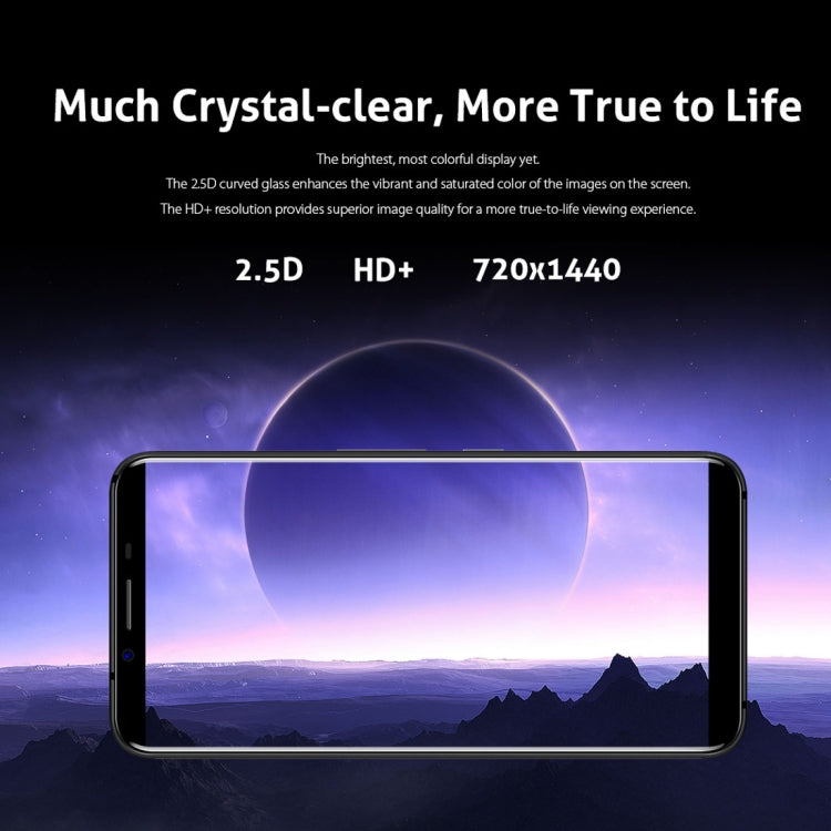 [HK Warehouse] HOMTOM S8, 4GB+64GB, Dual Back Cameras, Fingerprint Identification, 5.7 inch 2.5D Android 7.0 MTK6750T Octa Core up to 1.5GHz, Network: 4G, Dual SIM, OTG, WiFi, OTA, GPS(Blue)