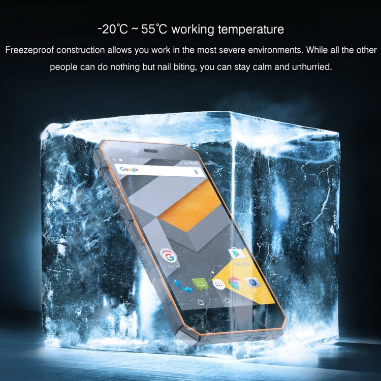 NOMU S10 Triple Proofing Phone, 2GB+16GB, IP68 Waterproof Dustproof Shockproof, 5000mAh Battery, 5.0 inch Sharp Android 6.0 MTK6737T Quad Core up to 1.5GHz, Network: 4G, Dual SIM, OTG