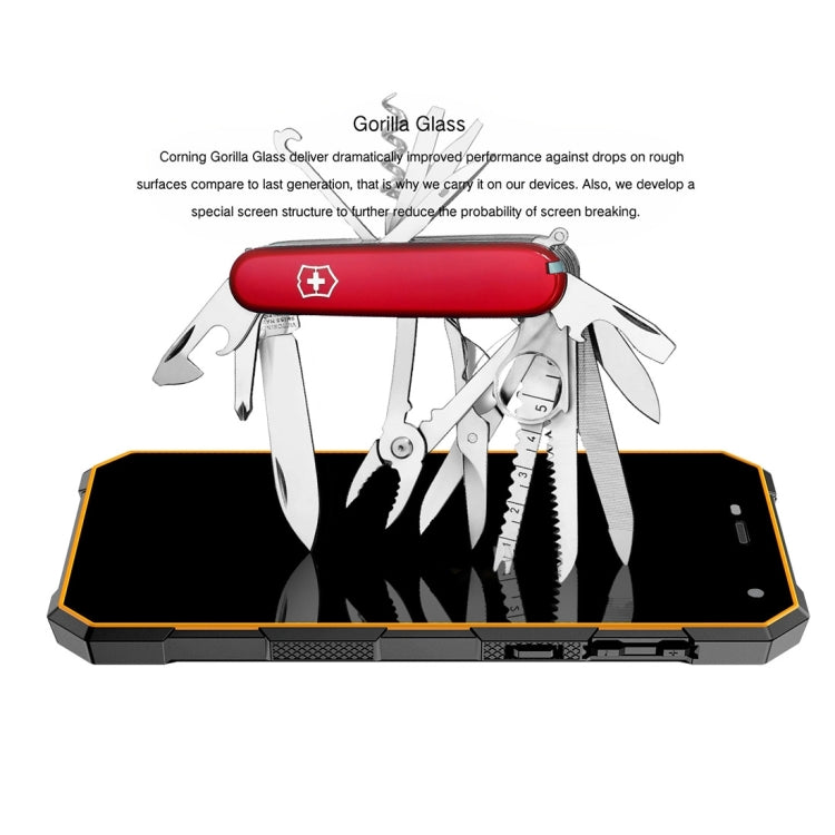 NOMU S10 Triple Proofing Phone, 2GB+16GB, IP68 Waterproof Dustproof Shockproof, 5000mAh Battery, 5.0 inch Sharp Android 6.0 MTK6737T Quad Core up to 1.5GHz, Network: 4G, Dual SIM, OTG