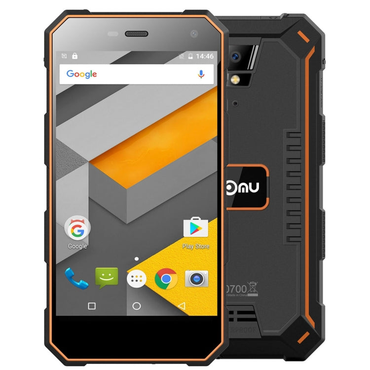 NOMU S10 Triple Proofing Phone, 2GB+16GB, IP68 Waterproof Dustproof Shockproof, 5000mAh Battery, 5.0 inch Sharp Android 6.0 MTK6737T Quad Core up to 1.5GHz, Network: 4G, Dual SIM, OTG
