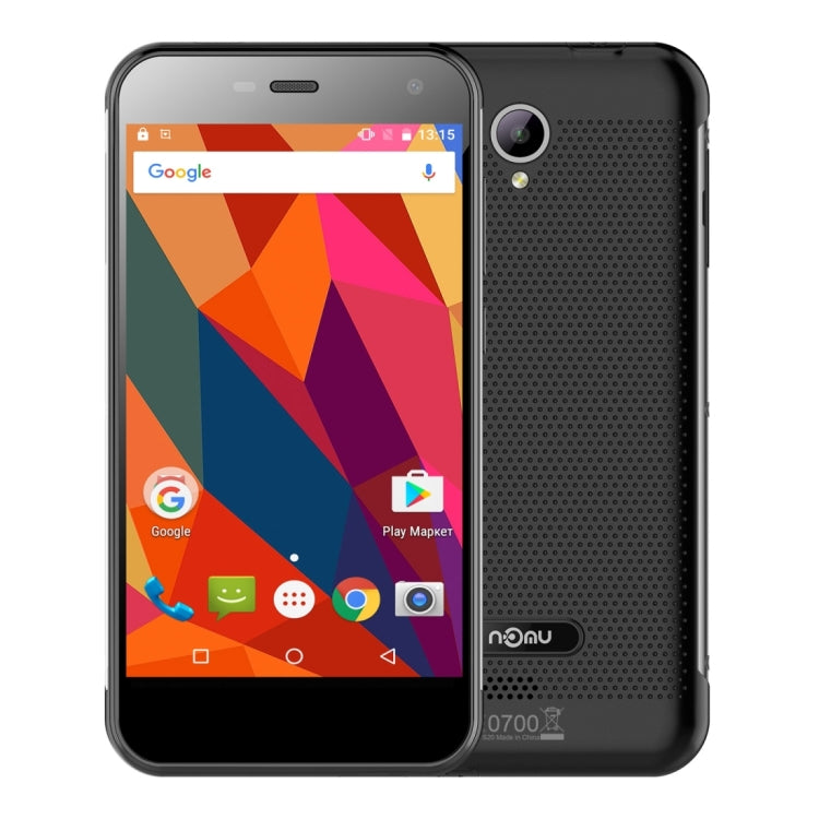 [HK Warehouse] NOMU S20 Triple Proofing Phone, 3GB+32GB, IP68 Waterproof Dustproof Shockproof, 5.0 inch Sharp Android 6.0 MTK6737 Quad Core up to 1.5GHz, Network: 4G, Dual SIM, OTG(Black)