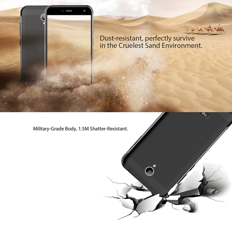 [HK Warehouse] NOMU S20 Triple Proofing Phone, 3GB+32GB, IP68 Waterproof Dustproof Shockproof, 5.0 inch Sharp Android 6.0 MTK6737 Quad Core up to 1.5GHz, Network: 4G, Dual SIM, OTG(Black)