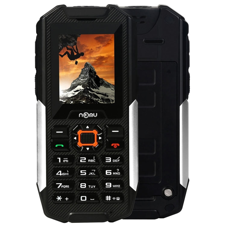 [HK Warehouse] NOMU T10 Triple Proofing Phone, IP68 Waterproof Dustproof Shockproof, 2800mAh Battery, MTK6261A, Dual SIM, SOS, FM, Flashlight(Black)