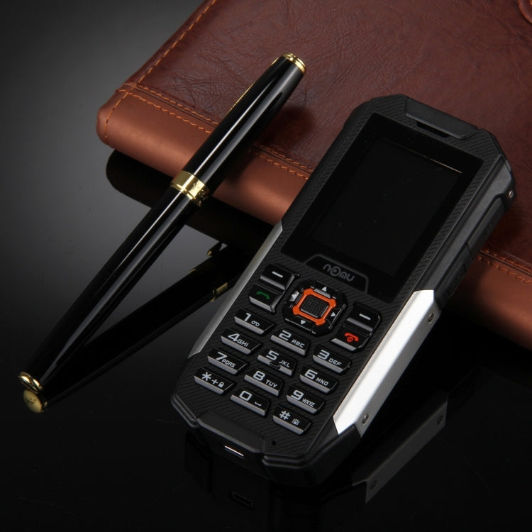 [HK Warehouse] NOMU T10 Triple Proofing Phone, IP68 Waterproof Dustproof Shockproof, 2800mAh Battery, MTK6261A, Dual SIM, SOS, FM, Flashlight(Black)