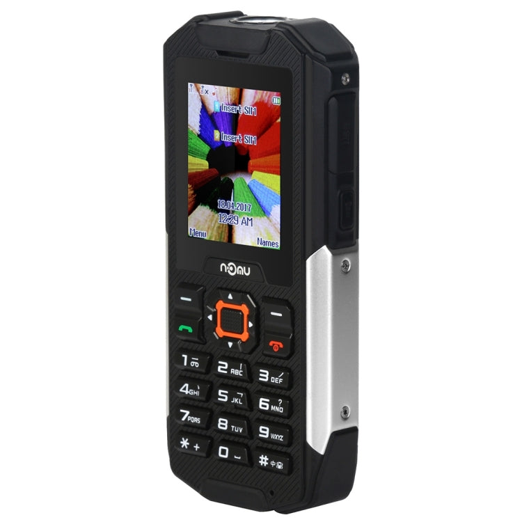 [HK Warehouse] NOMU T10 Triple Proofing Phone, IP68 Waterproof Dustproof Shockproof, 2800mAh Battery, MTK6261A, Dual SIM, SOS, FM, Flashlight(Black)