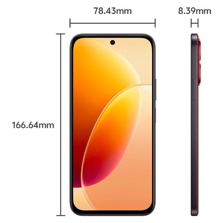 vivo Y500i, 8GB+128GB, Side Fingerprint, 6.75 inch Android 16 OriginOS 6 Snapdragon 4 Gen 2 Octa Core, OTG, NFC, Network: 5G